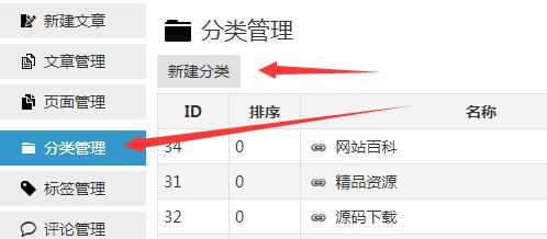 3.网站内容管理