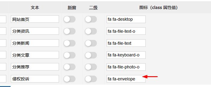 2、导航图标说明